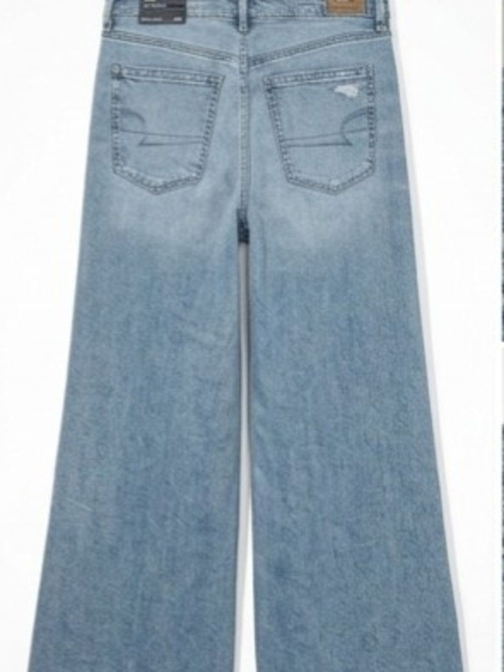 AMERICAN EAGLE A- LINE fit Light Blue Wide-Leg Jeans - Picture 2 of 14